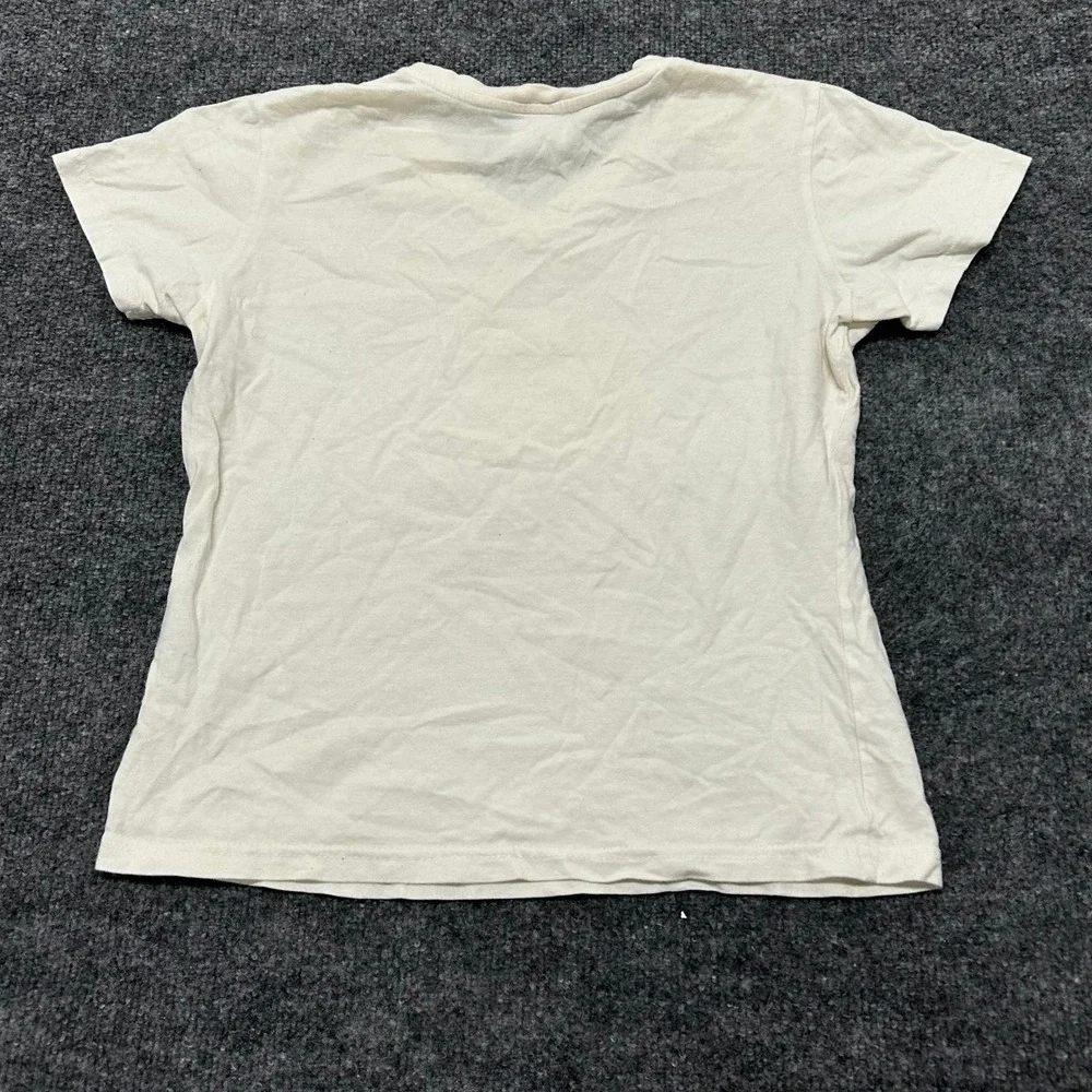 Nike T-Shirt Womens Size S White Georgia Bulldogs V-Neck Cotton Short Sleeve Tee